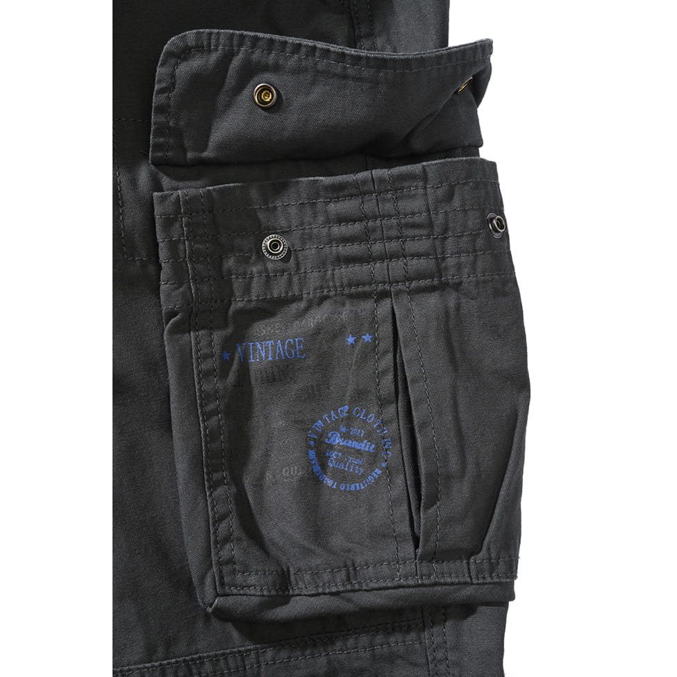 Kalhoty PURE SLIM FIT vintage ŠEDÉ vel. L