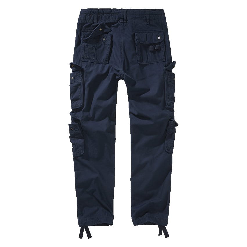 Kalhoty PURE SLIM FIT vintage MODRÉ