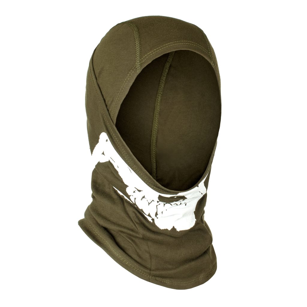 Kukla balaclava MPS DEATH HEAD OLIVE DRAB