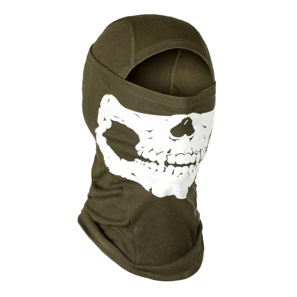 Kukla balaclava MPS DEATH HEAD OLIVE DRAB