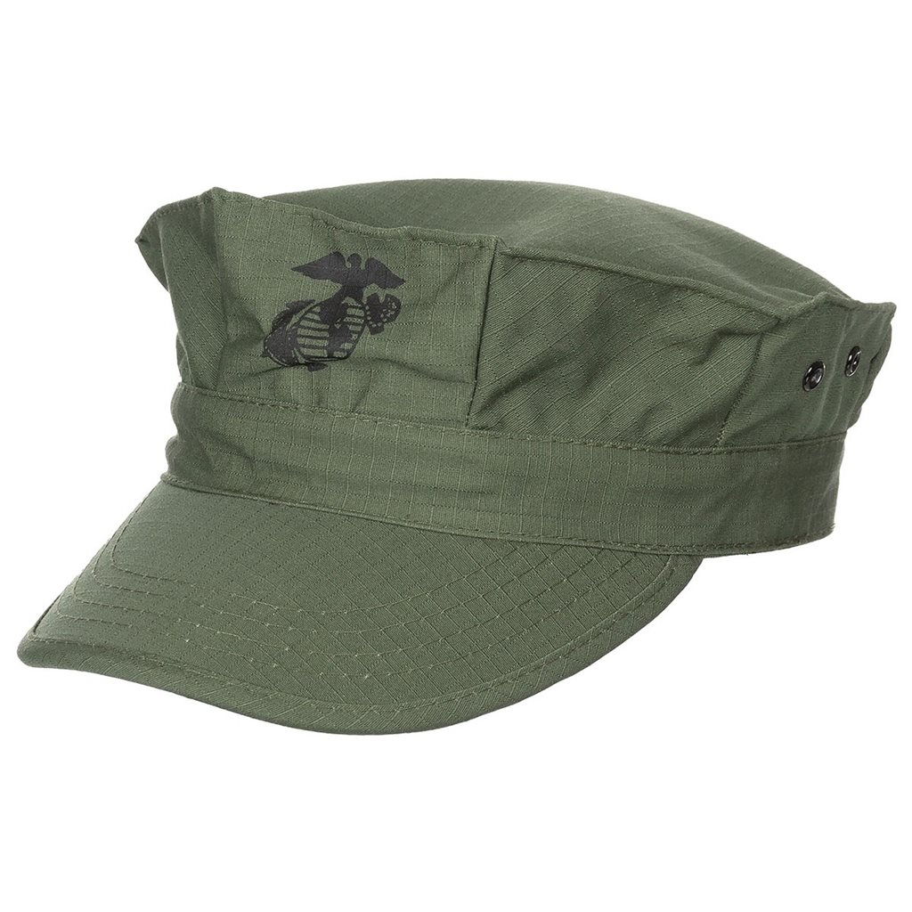 Levně Čepice US USMC rip-stop ZELENÁ