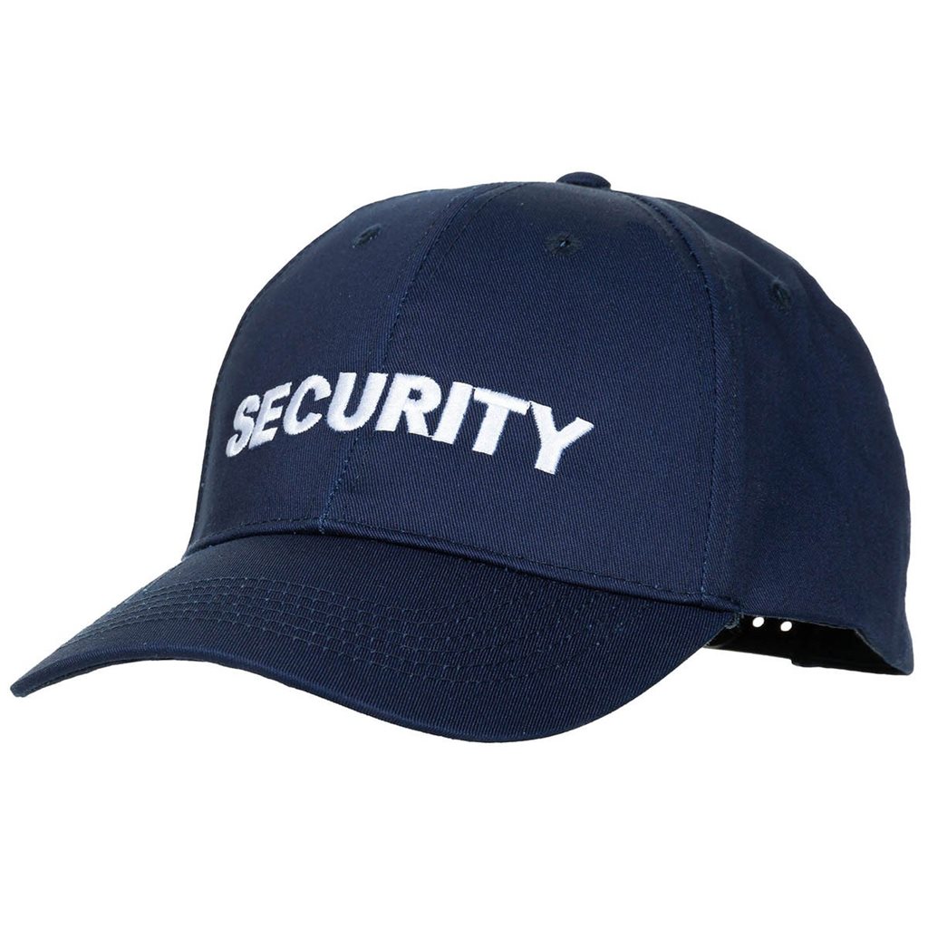 Levně MFH čepice baseball výšivka SECURITY uni velikost MODRÁ