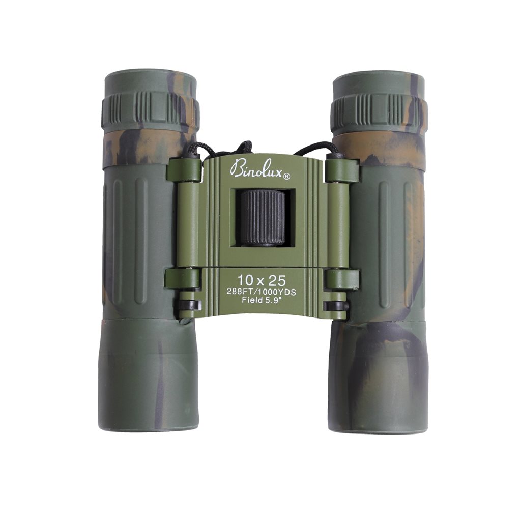 Levně ROTHCO dalekohled 10x25 skládací maskovaný WOODLAND