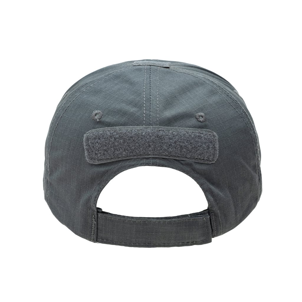Čepice baseball rip-stop VELCRO ŠEDÁ