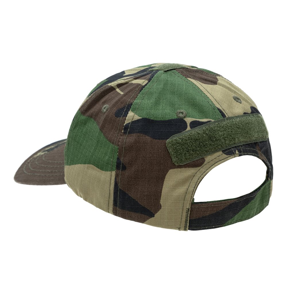 Čepice baseball rip-stop VELCRO WOODLAND