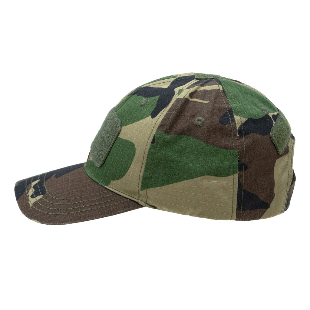 Čepice baseball rip-stop VELCRO WOODLAND