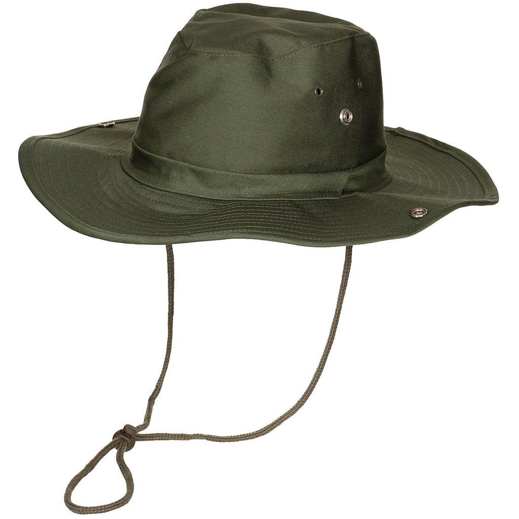Levně Klobouk bush ZELENÝ
