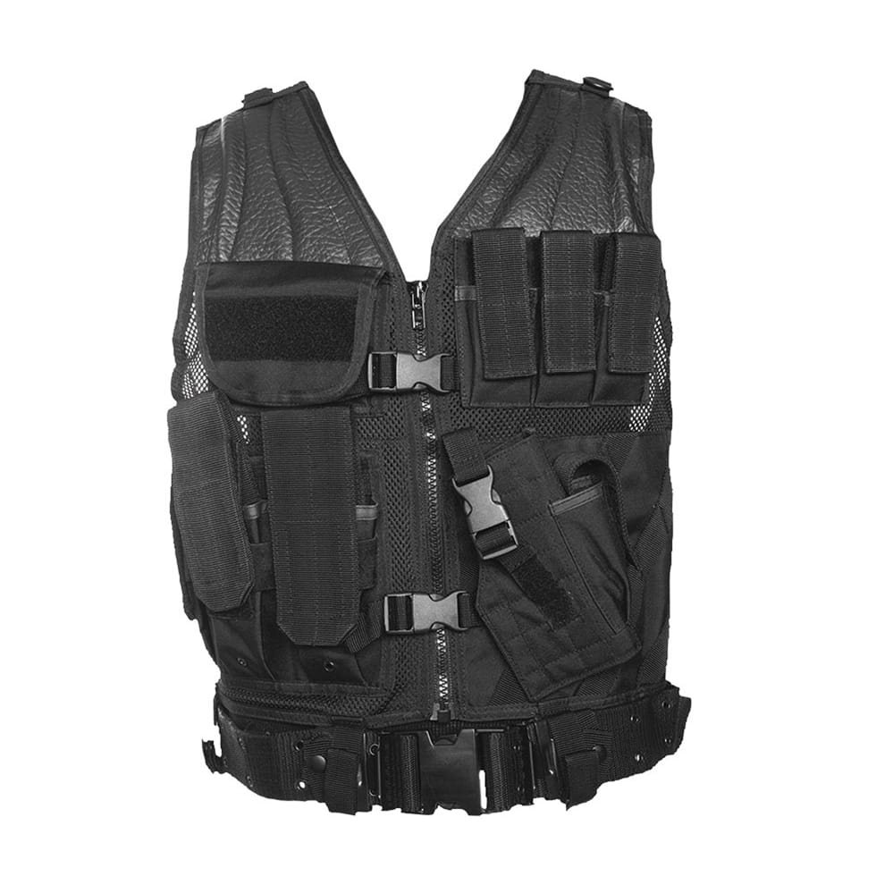 Levně MIL-TEC vesta taktická CROSSDRAW USMC ČERNÁ