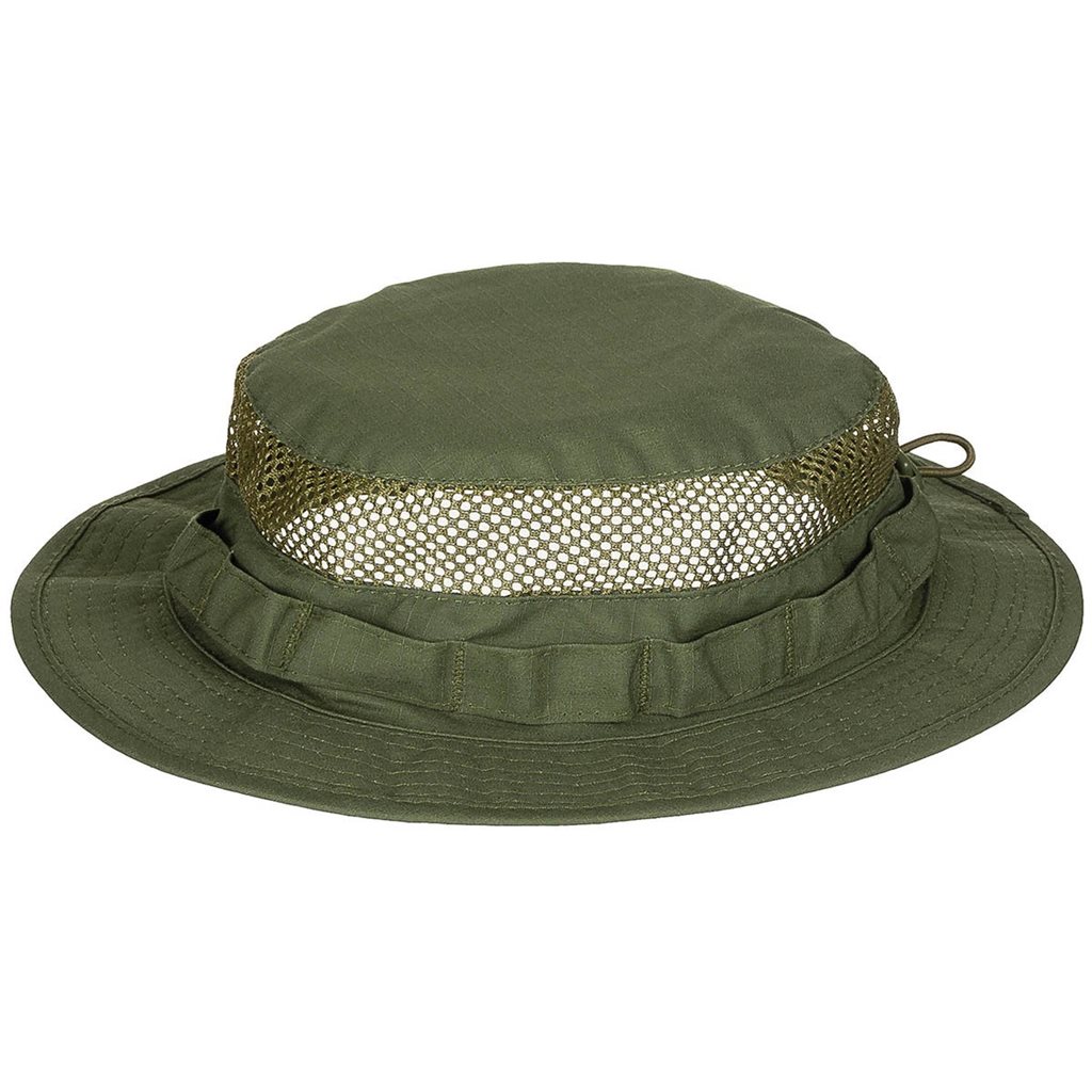 Levně Klobouk Mesh Boonie ZELENÝ