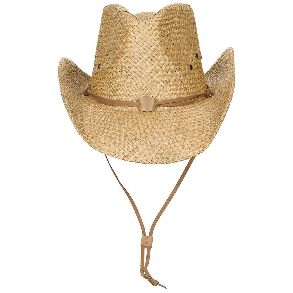 Levně FOX Outdoor klobouk slaměný s tkaničkou PŘÍRODNÍ