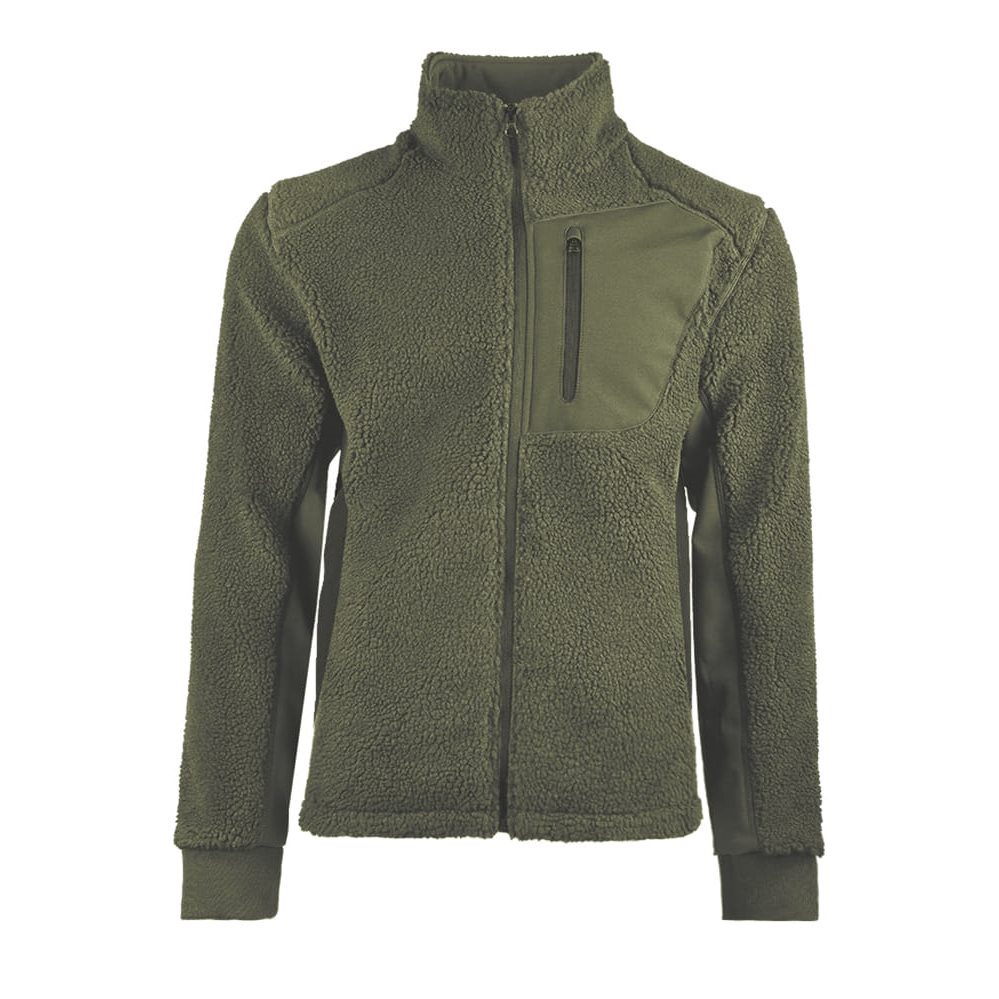 Levně Mikina BEARFORCE COLD WEATHER fleece ZELENÁ