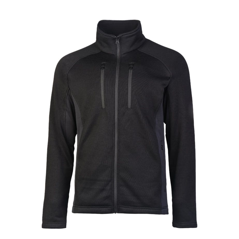 Levně Mikina outdoorová STRUCTURE-FLEECE ČERNÁ
