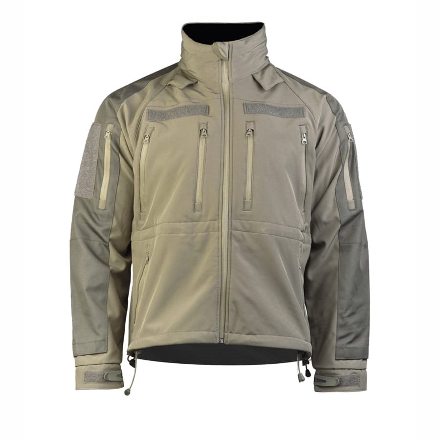 Levně Bunda SOFTSHELL PLUS ZELENÁ