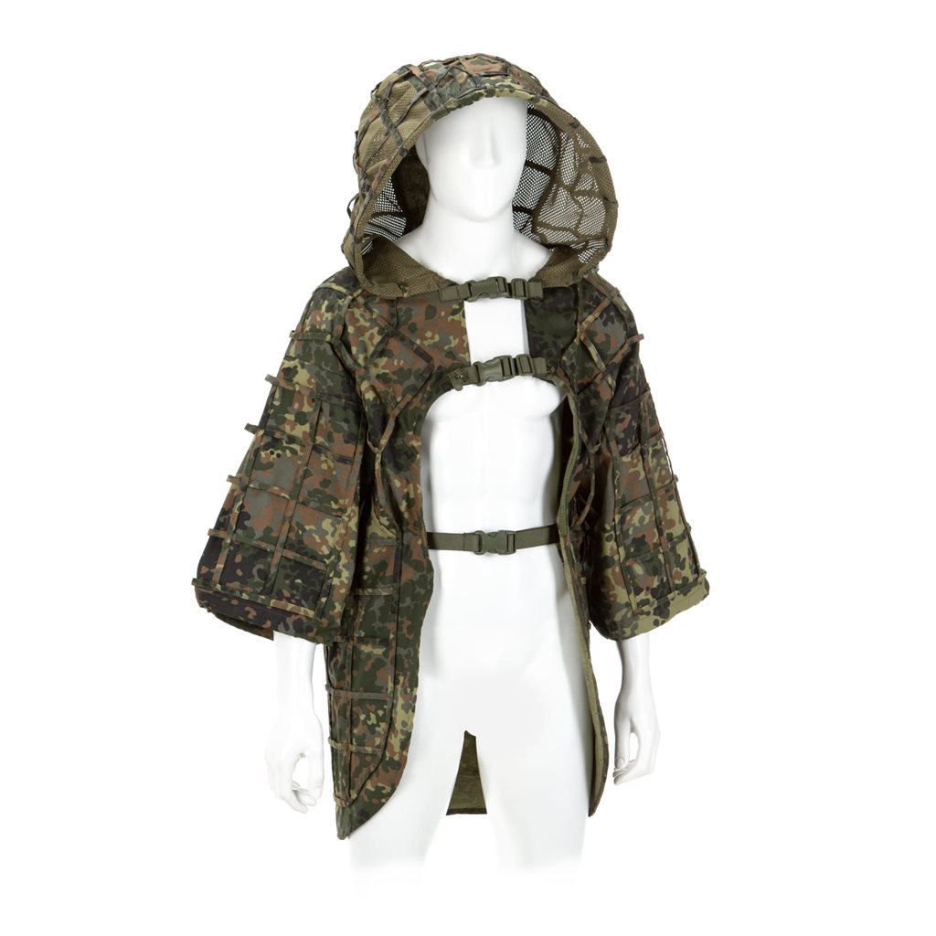 Převlek maskovací GHILLIE BASE PLAIN FLECKTARN