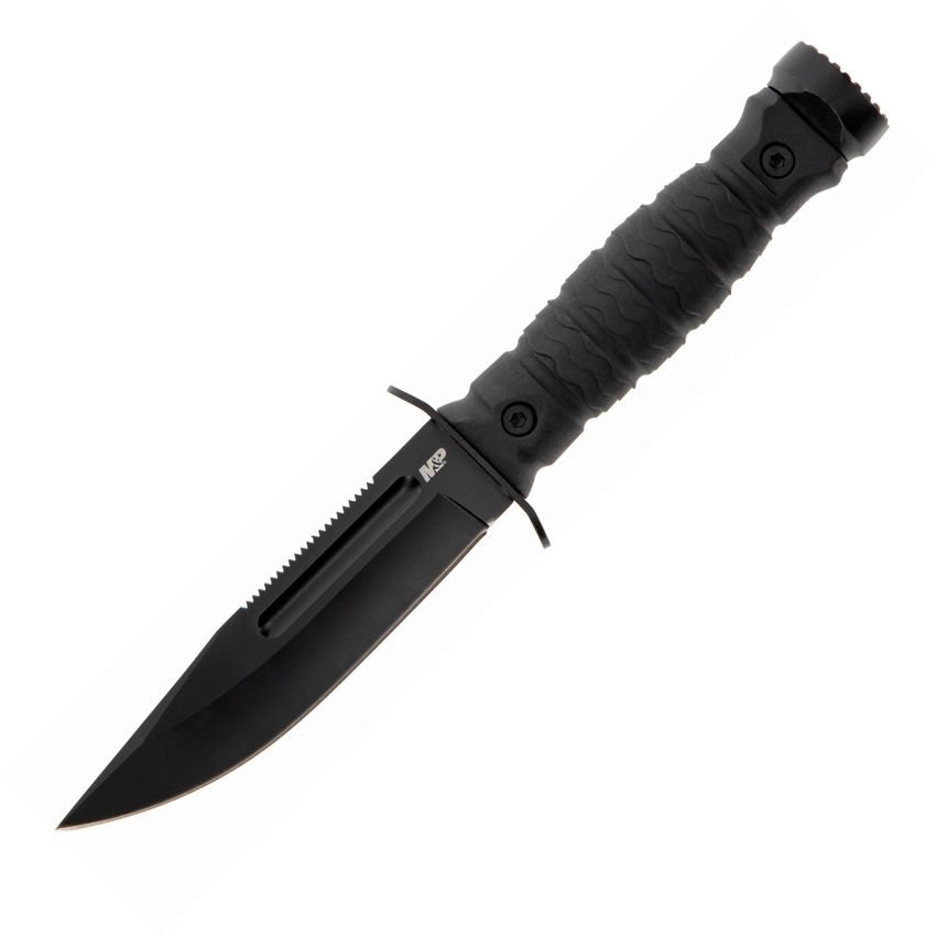 Levně Smith & Wesson nůž M&P ULTIMATE SURVIVAL 1122583 s pevnou čepelí ČERNÝ