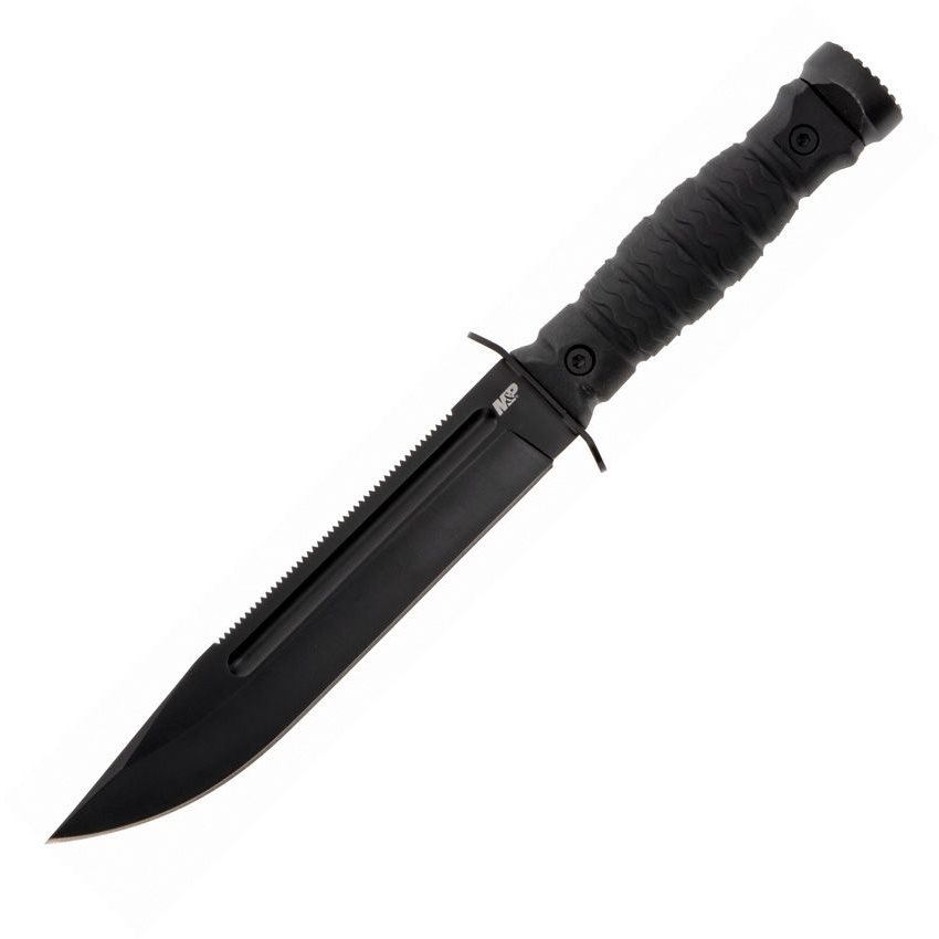 Levně Smith & Wesson nůž M&P ULTIMATE SURVIVAL 1122584 s pevnou čepelí ČERNÝ
