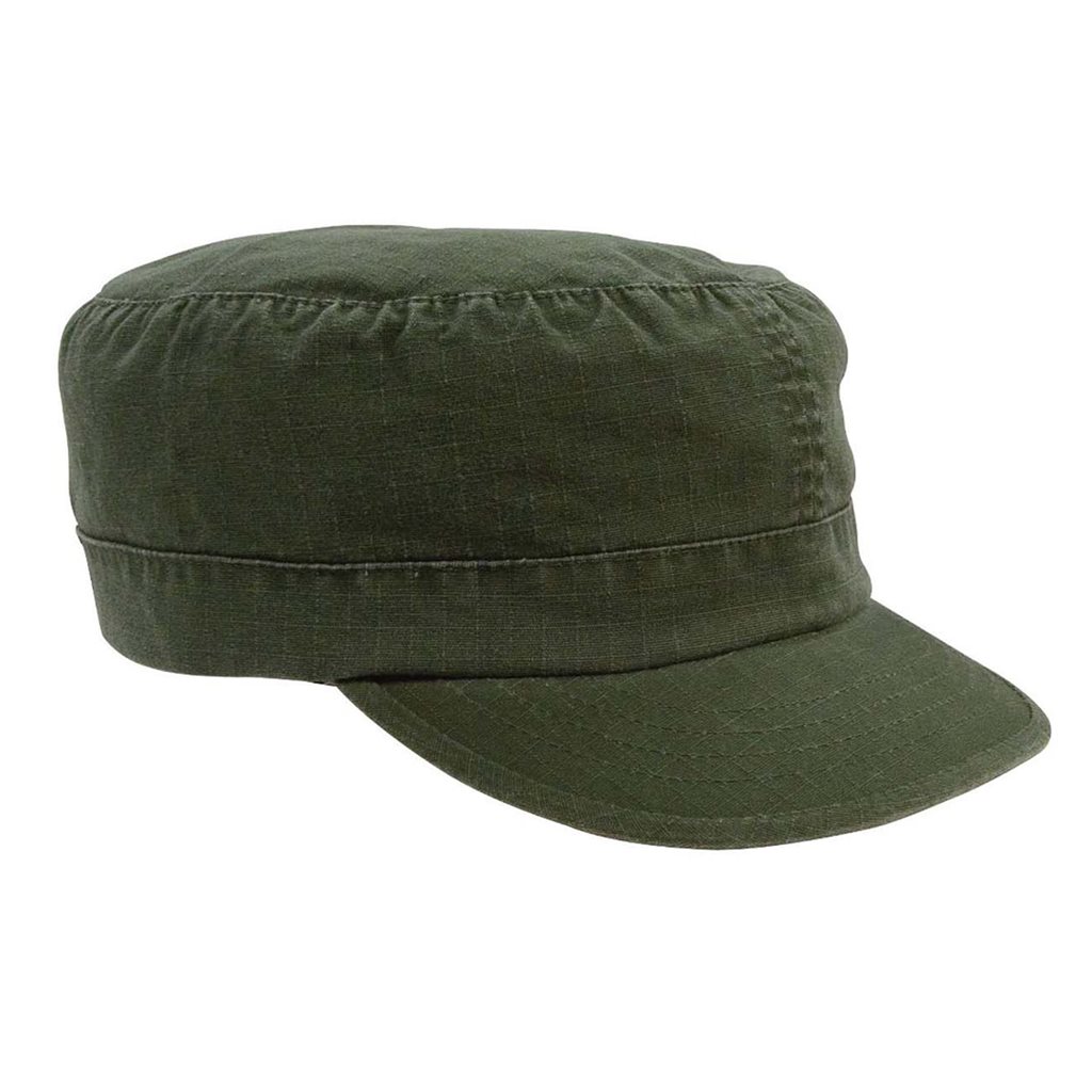 Levně ROTHCO čepice dámská nastavitelná VINTAGE ZELENÁ rip-stop
