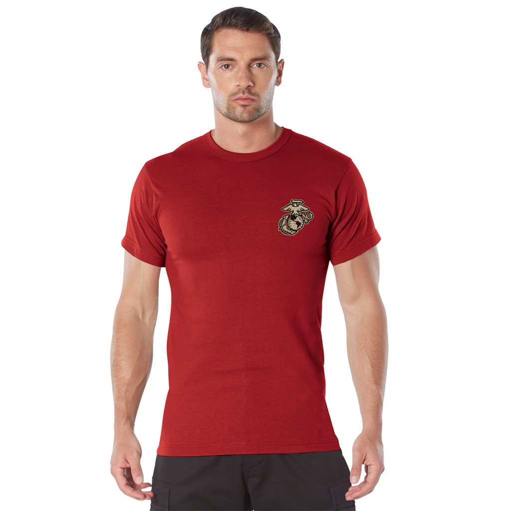Triko USMC DOGS OF WAR ČERVENÉ vel. 3XL