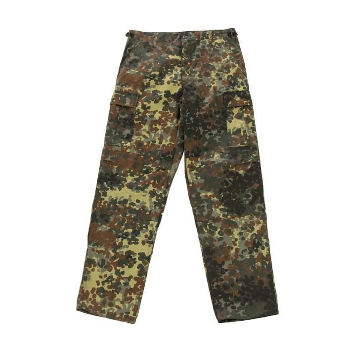 Levně Kalhoty US BDU POLY polní FLECKTARN