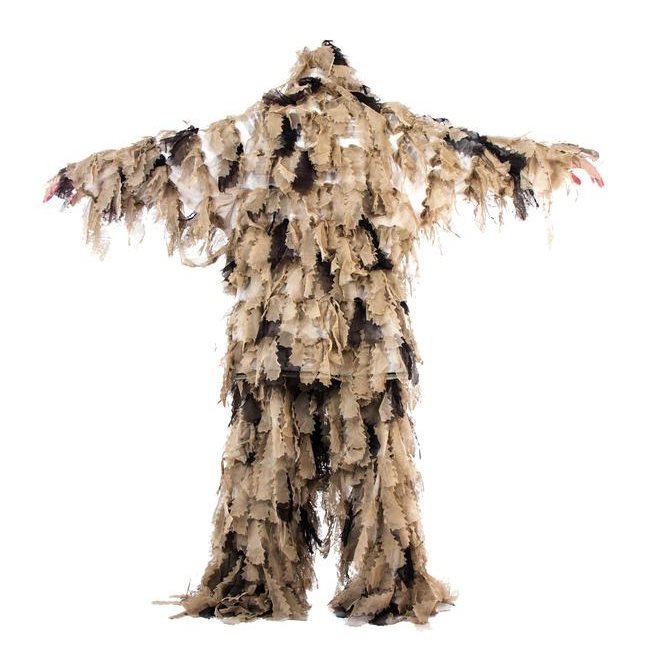 Levně Převlek maskovací GHILLIE SUIT OAK LEAF 3D DESERT