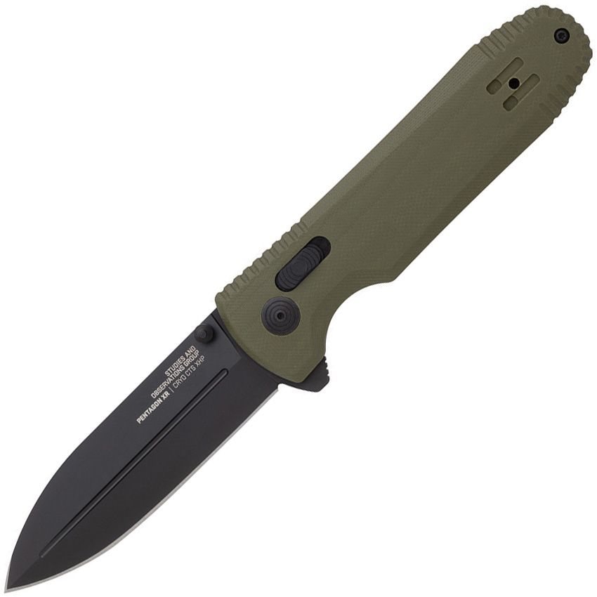 Levně SOG nůž zavírací PENTAGON XR ZELENÝ