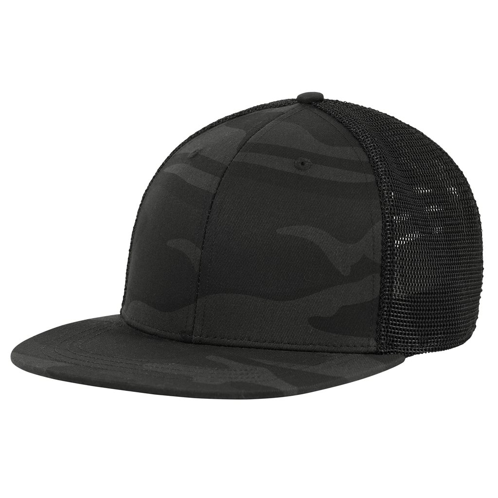 Levně ROTHCO čepice TRUCKER síťovaná MIDNIGHT BLACK CAMO