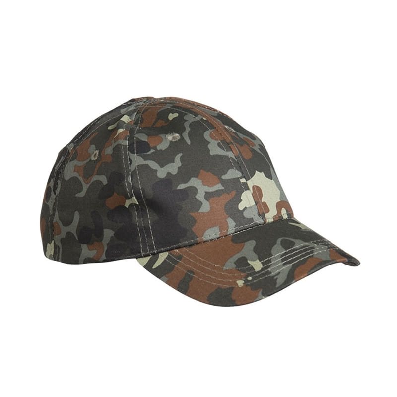 Levně MIL-TEC čepice dětská baseball s kšiltem FLECKTARN