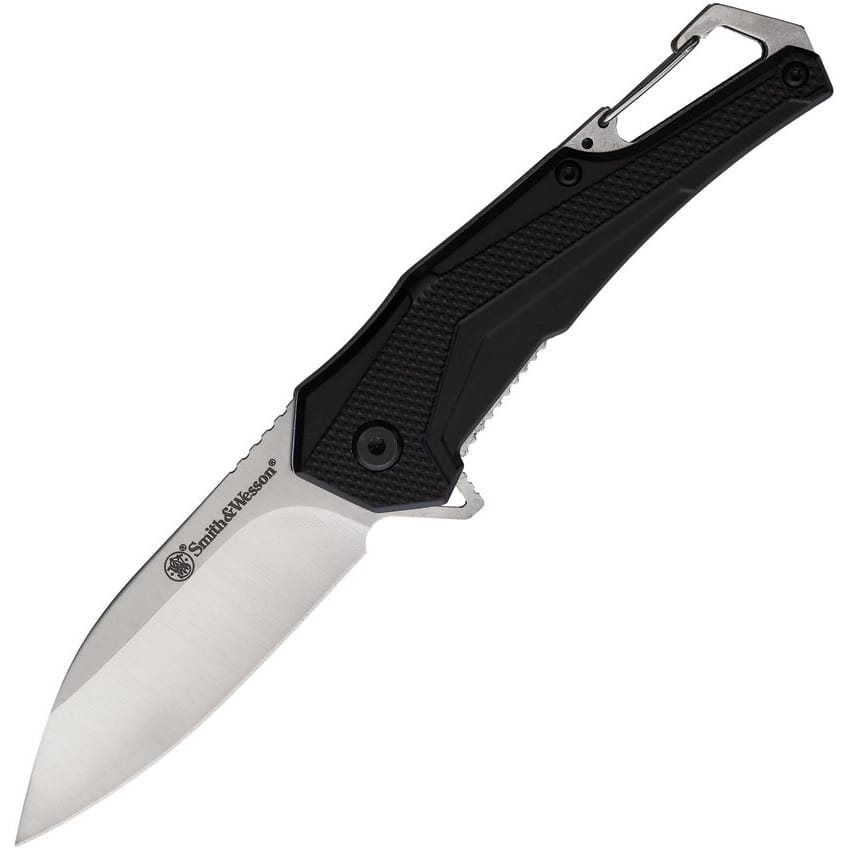 Levně Smith & Wesson nůž zavírací OASIS CARABINER hladké ostří