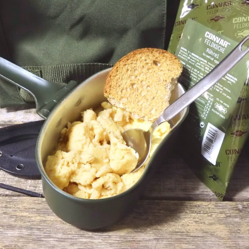 Levně CONVAR Feldküche vajíčka míchaná MILITARY GRADE dehydrovaná 90 g