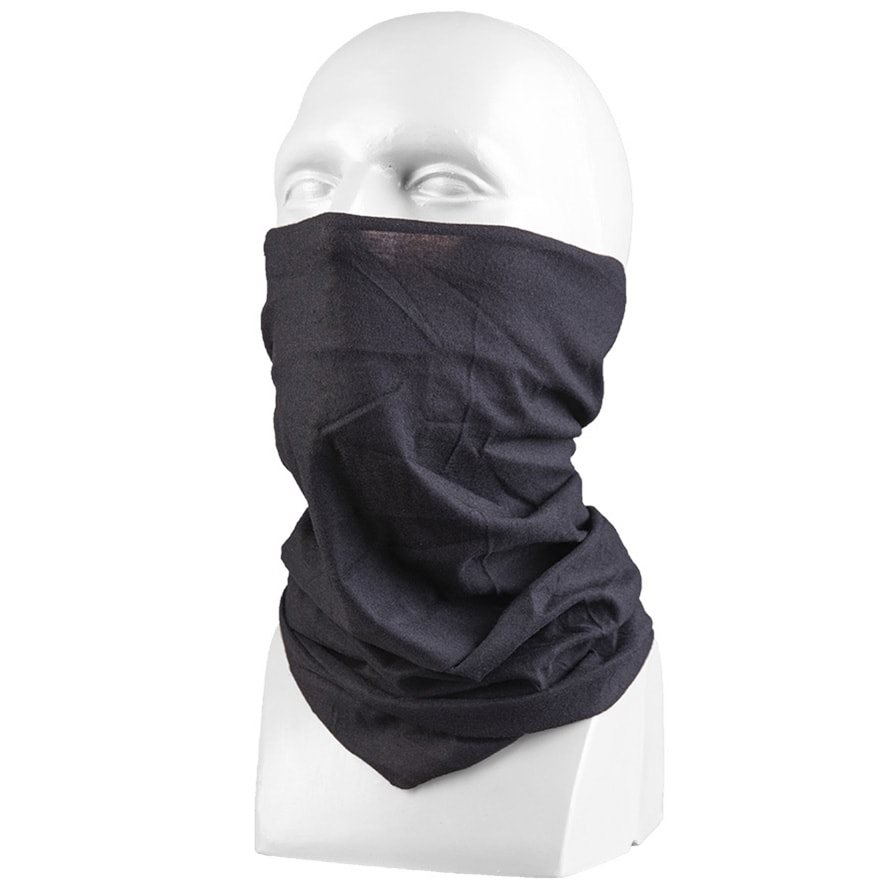Levně MIL-TEC šátek HEADGEAR multifunkční ČERNÝ