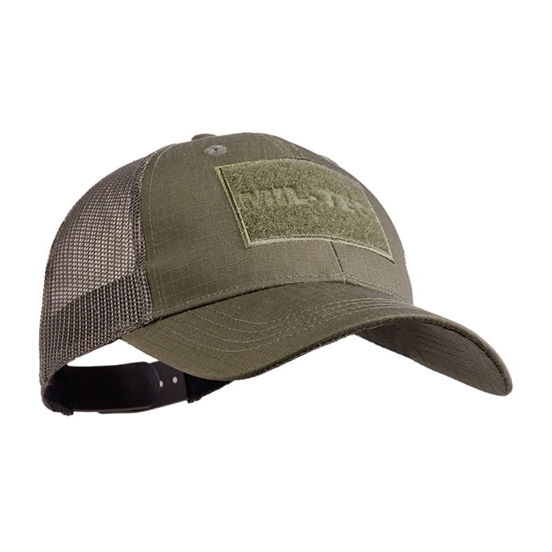 Levně MIL-TEC čepice baseball TRUCKER se síťkou ZELENÁ