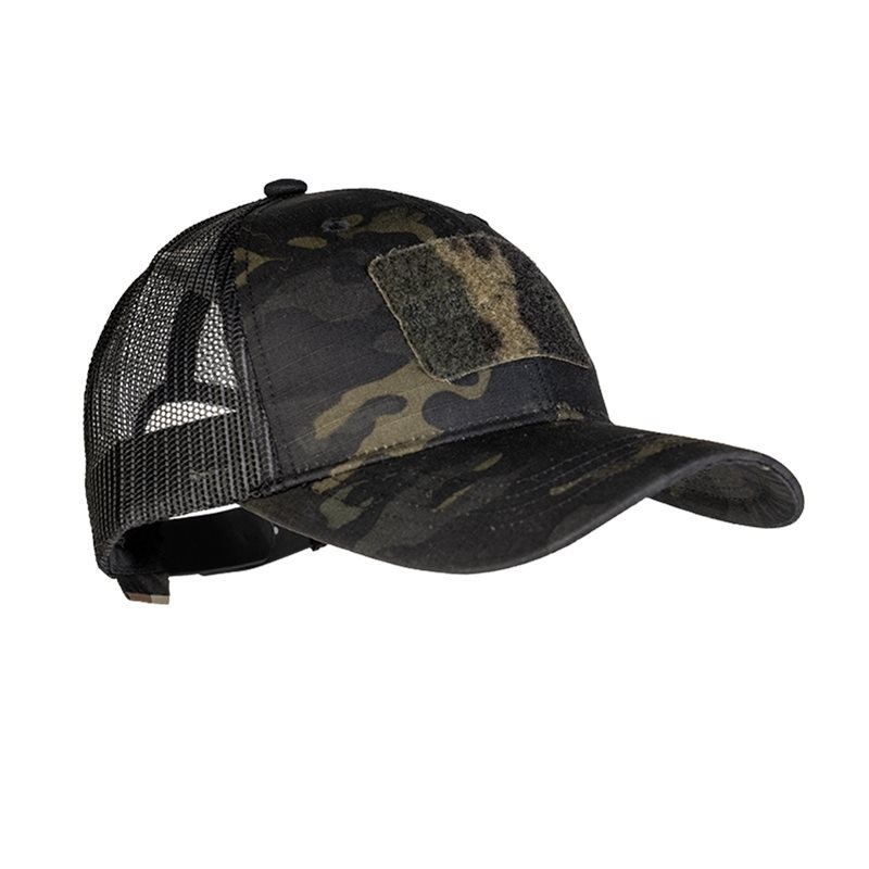 Čepice baseball TRUCKER se síťkou MULTICAM BLACK®