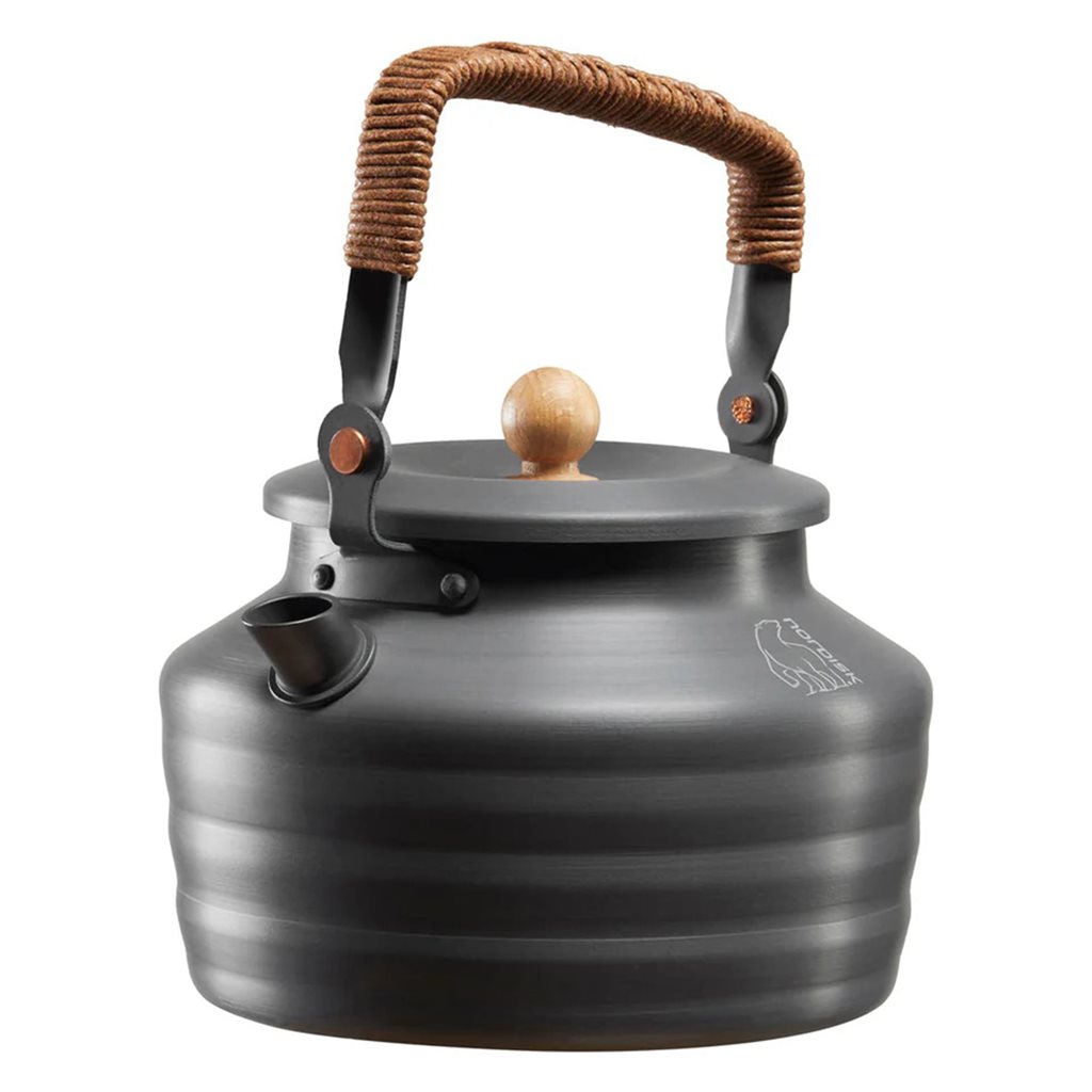 Konvička 1,3 l hliník a dřevo ŠEDÁ