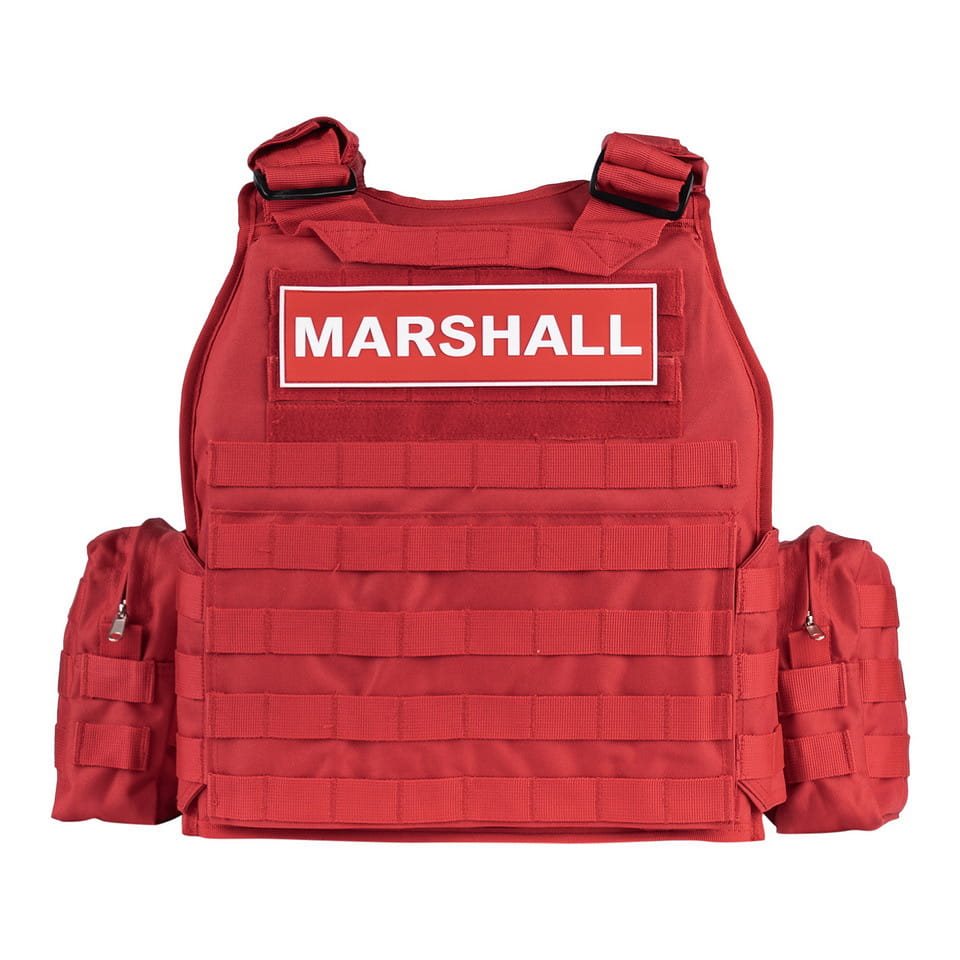Vesta taktická Marshall ČERVENÁ