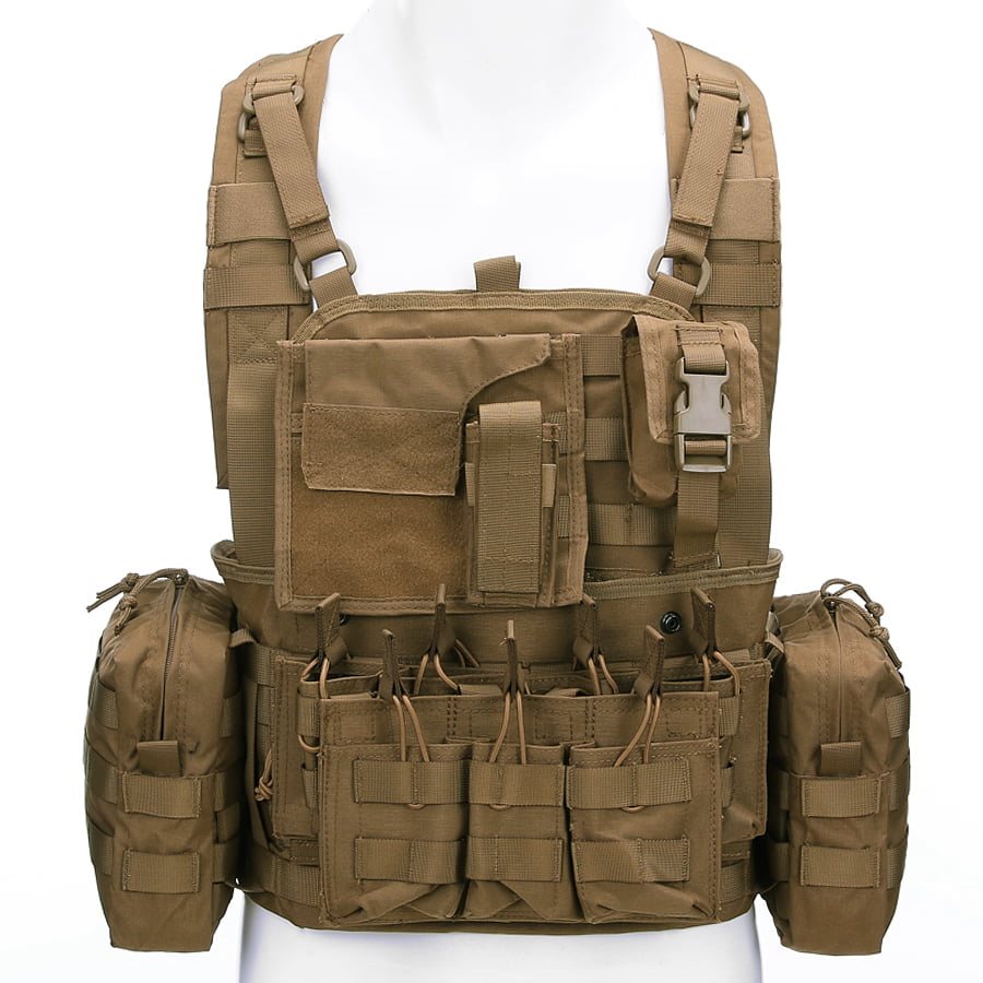 Levně 101INC vesta OPERATOR LQ14121 nosič plátů COYOTE