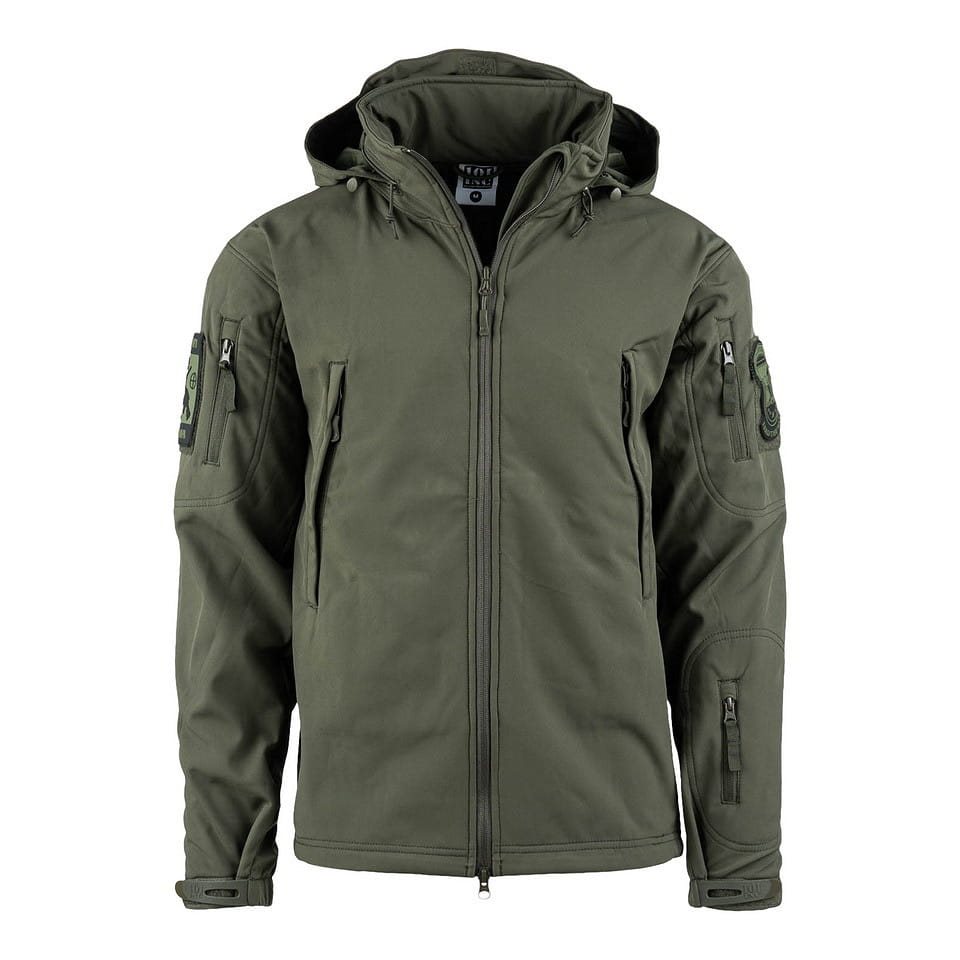 Levně Bunda TACTICAL 101 INC Softshell ZELENÁ