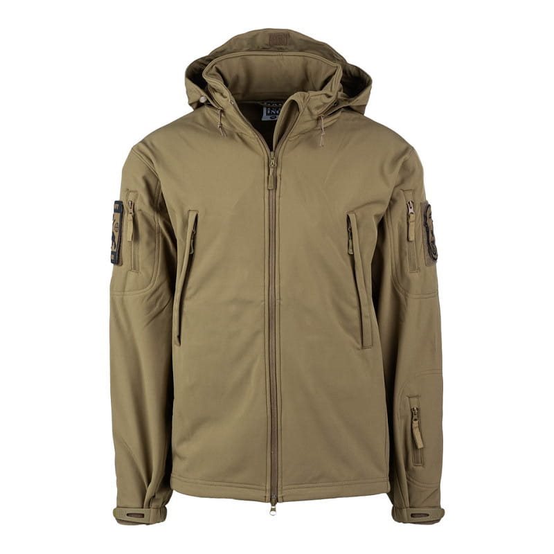 Levně Bunda TACTICAL 101 INC Softshell PÍSKOVÁ