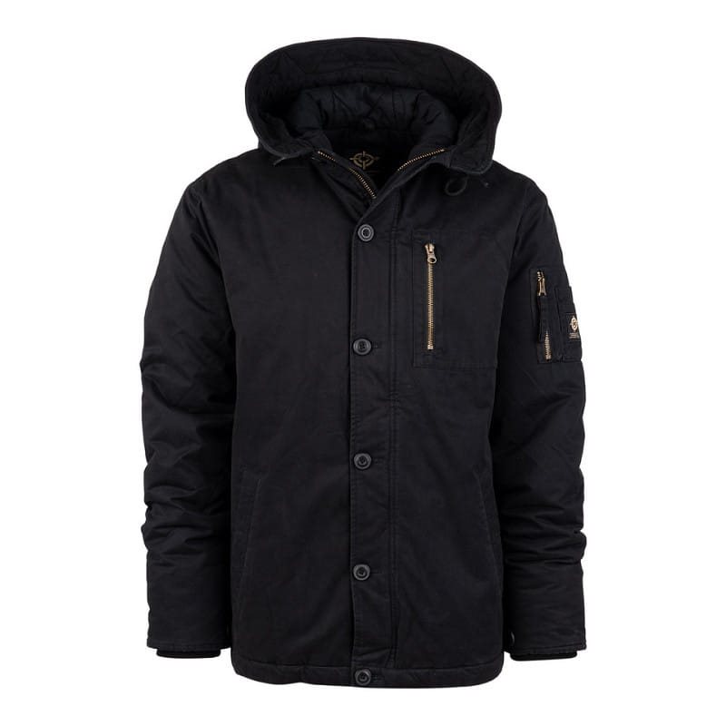 Bunda parka COMMANDER ARMY ČERNÁ vel. 3XL