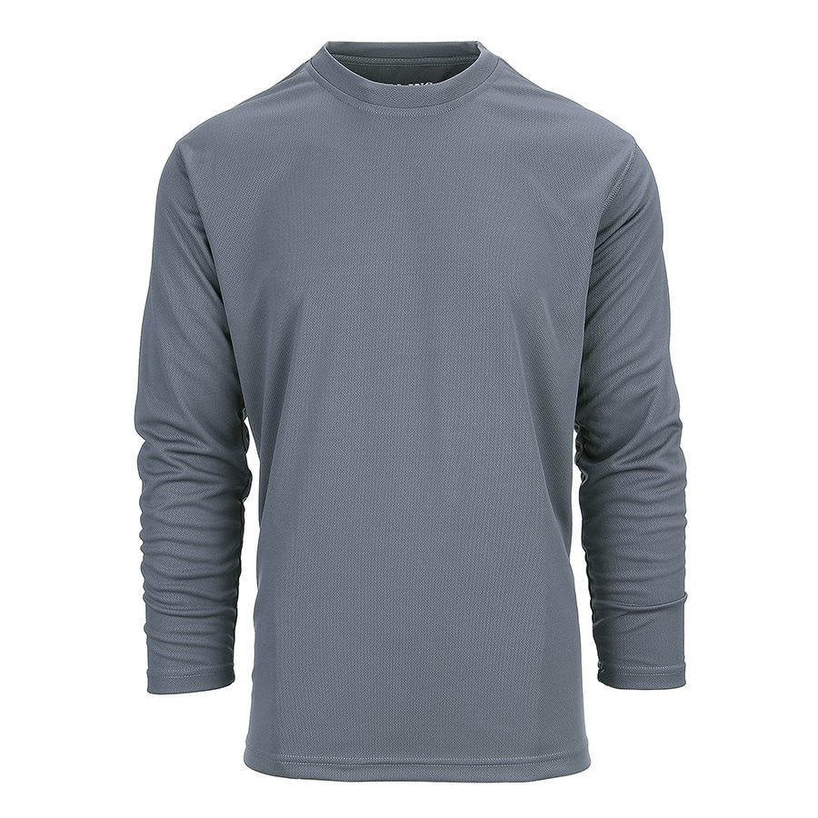 Levně Triko funkční QUICK DRY dlouhý rukáv WOLF GREY
