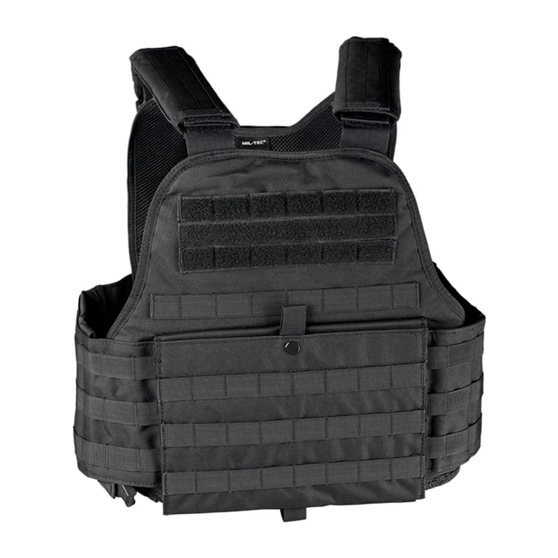 Levně MIL-TEC vesta taktická MOLLE PLATE CARRIER ČERNÁ