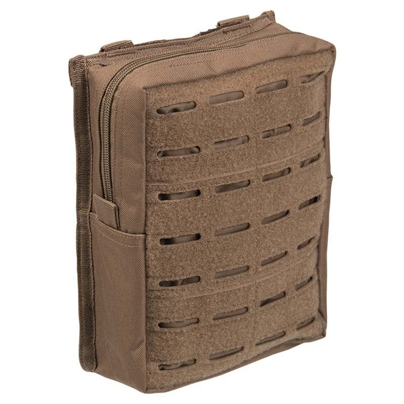 Levně MIL-TEC pouzdro velké vertikální LASER CUT MOLLE DARK COYOTE