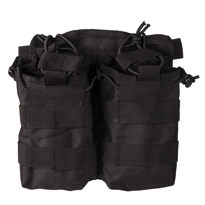 Levně MIL-TEC sumka na zásobník otevřená dvojitá M4/M16 ČERNÁ