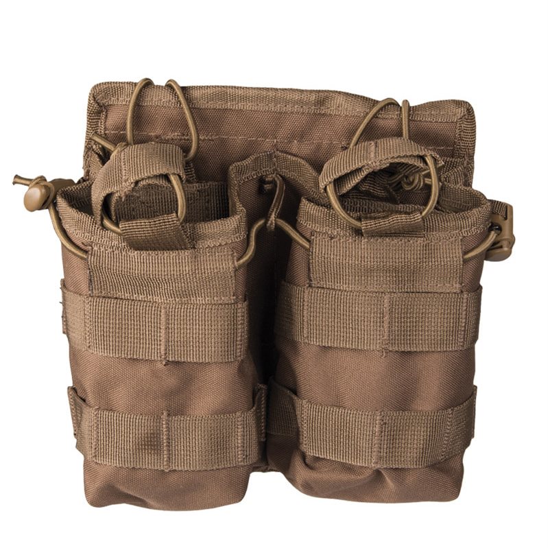 Levně MIL-TEC sumka na zásobník otevřená dvojitá M4/M16 DARK COYOTE