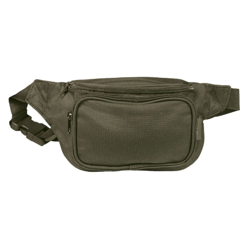 Levně MIL-TEC ledvinka FANNY PACK dvě oddělení ZELENÁ