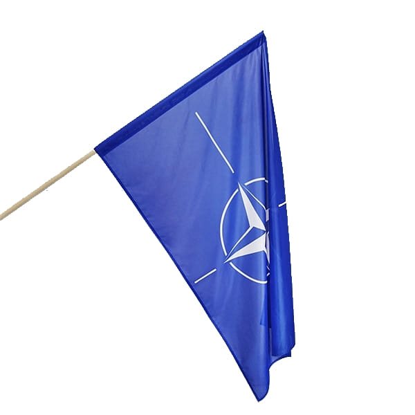 Levně Vlajka NATO 150x100 pro tyč