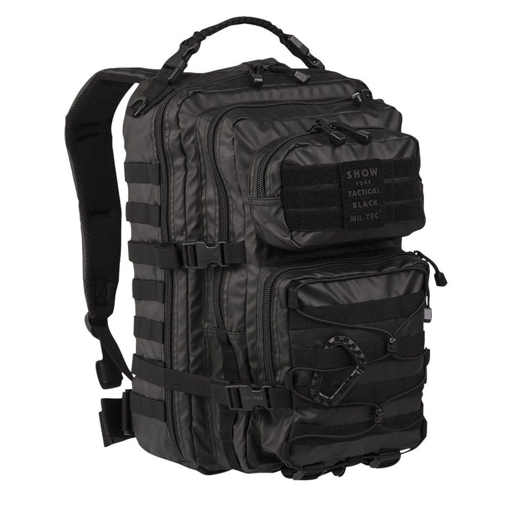 Levně MIL-TEC batoh ASSAULT II velký PU zátěr ČERNÝ
