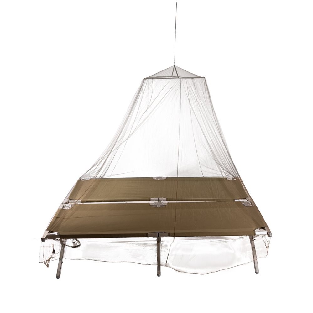 Levně MIL-TEC moskytiéra na lůžko DOUBLE JUNGLE 65x250x1250cm ZELENÁ