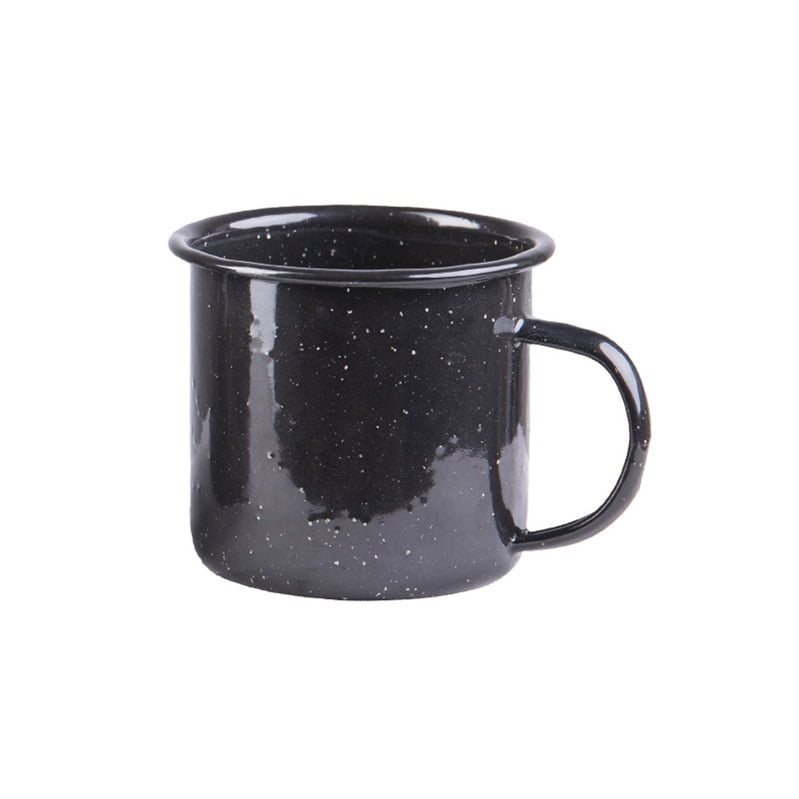 Levně MIL-TEC hrnek WESTERN smaltovaný 350 ml ČERNÝ