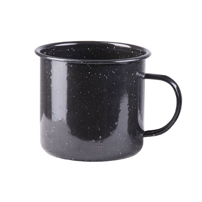 Levně MIL-TEC hrnek WESTERN smaltovaný 680 ml ČERNÝ