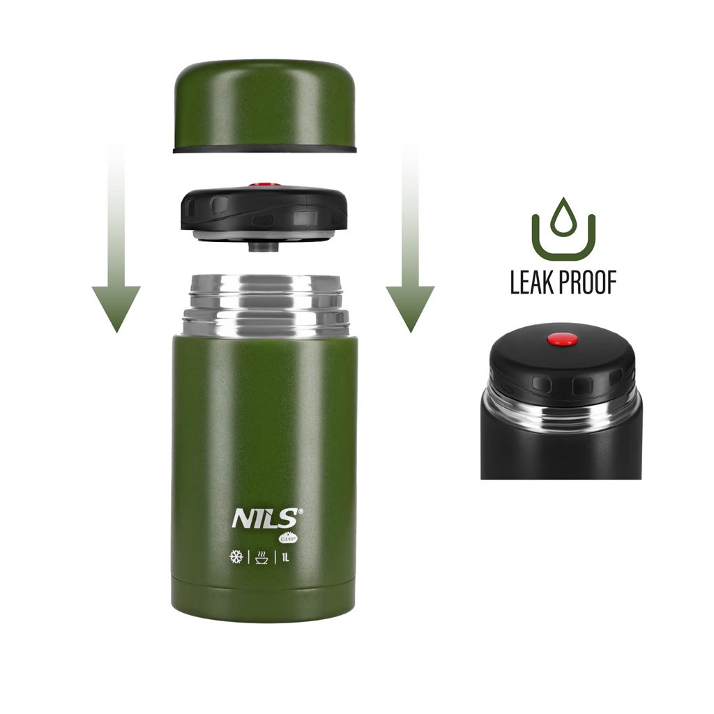 Termoska na jídlo 1000ml ZELENÁ